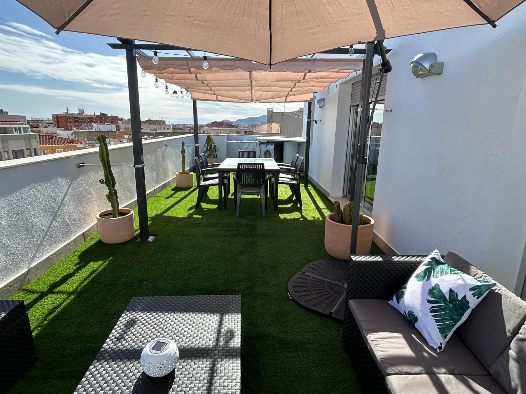 Lo balconet del Delta. Àtic-dúplex vacacional. Amposta Exterior foto