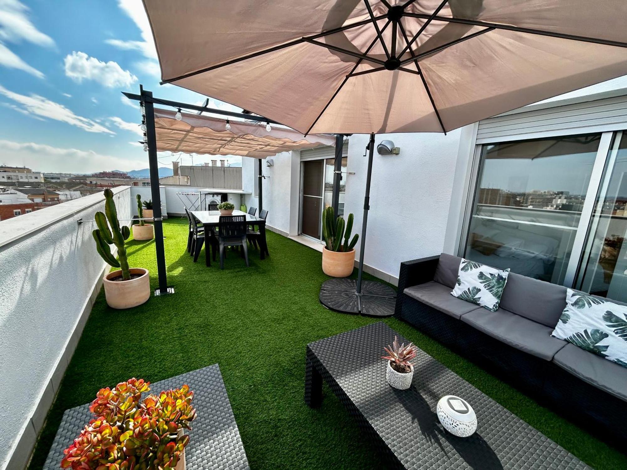 Lo balconet del Delta. Àtic-dúplex vacacional. Amposta Exterior foto