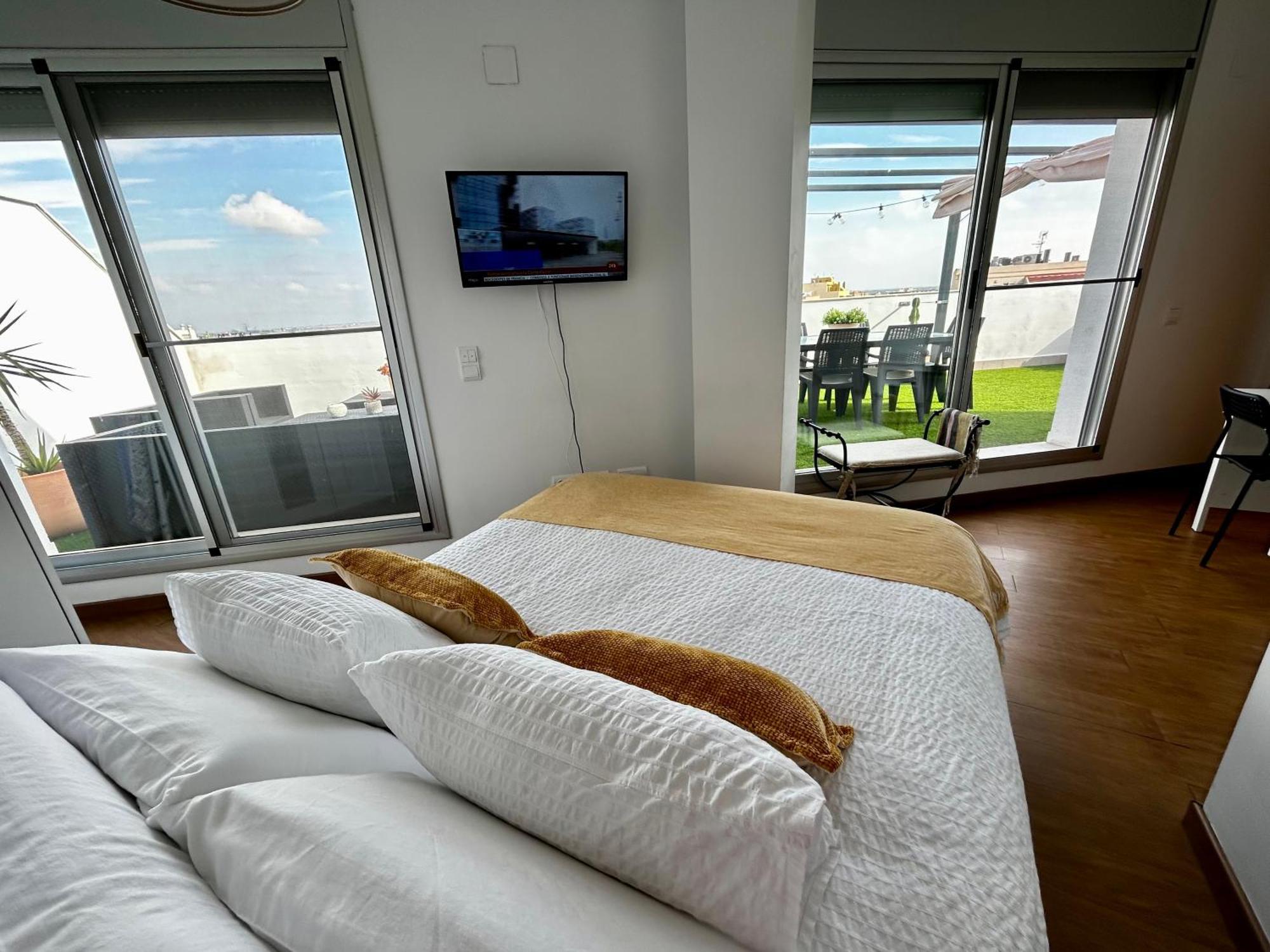 Lo balconet del Delta. Àtic-dúplex vacacional. Amposta Exterior foto